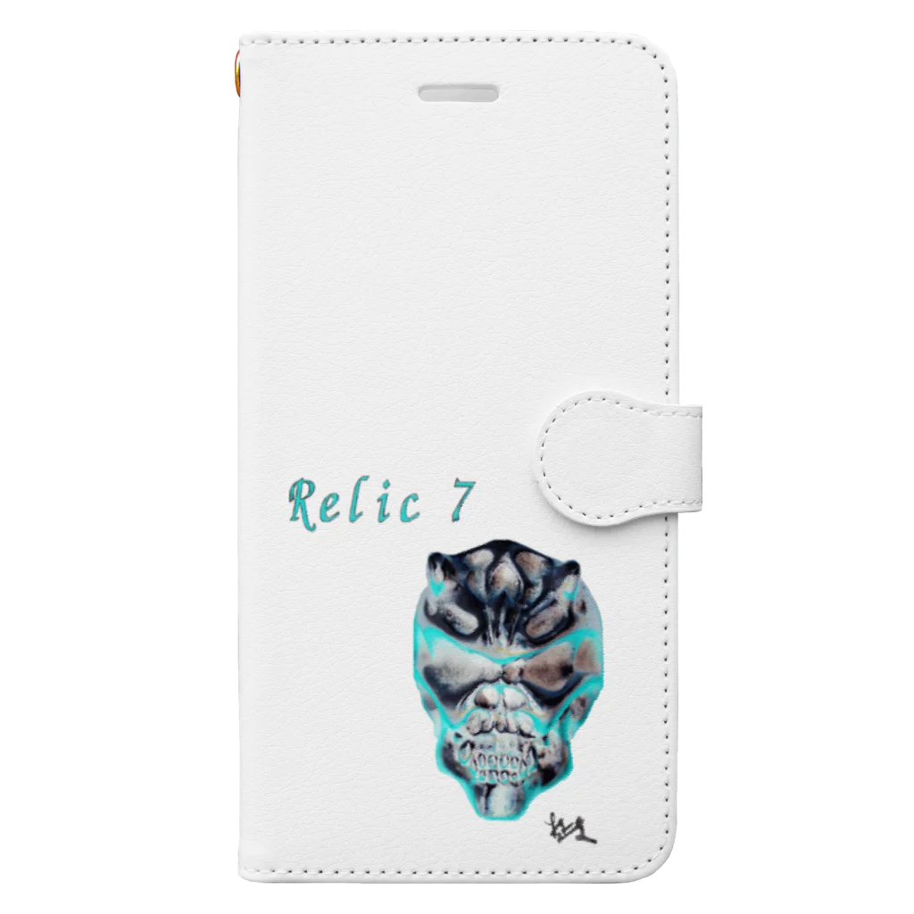 Relic7のRelic 7　二角鬼スカル Book-Style Smartphone Case