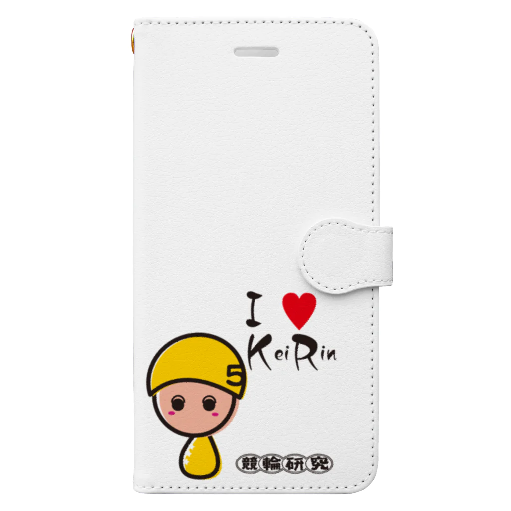 競輪研究の研究公式アイテムです。 Book-Style Smartphone Case