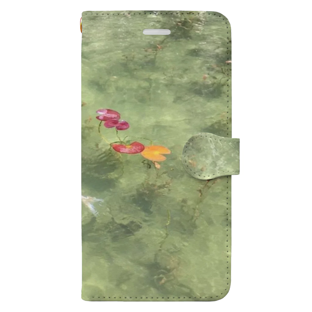 てんびん座／naokoの５月のモネの池 手帳型スマホケース