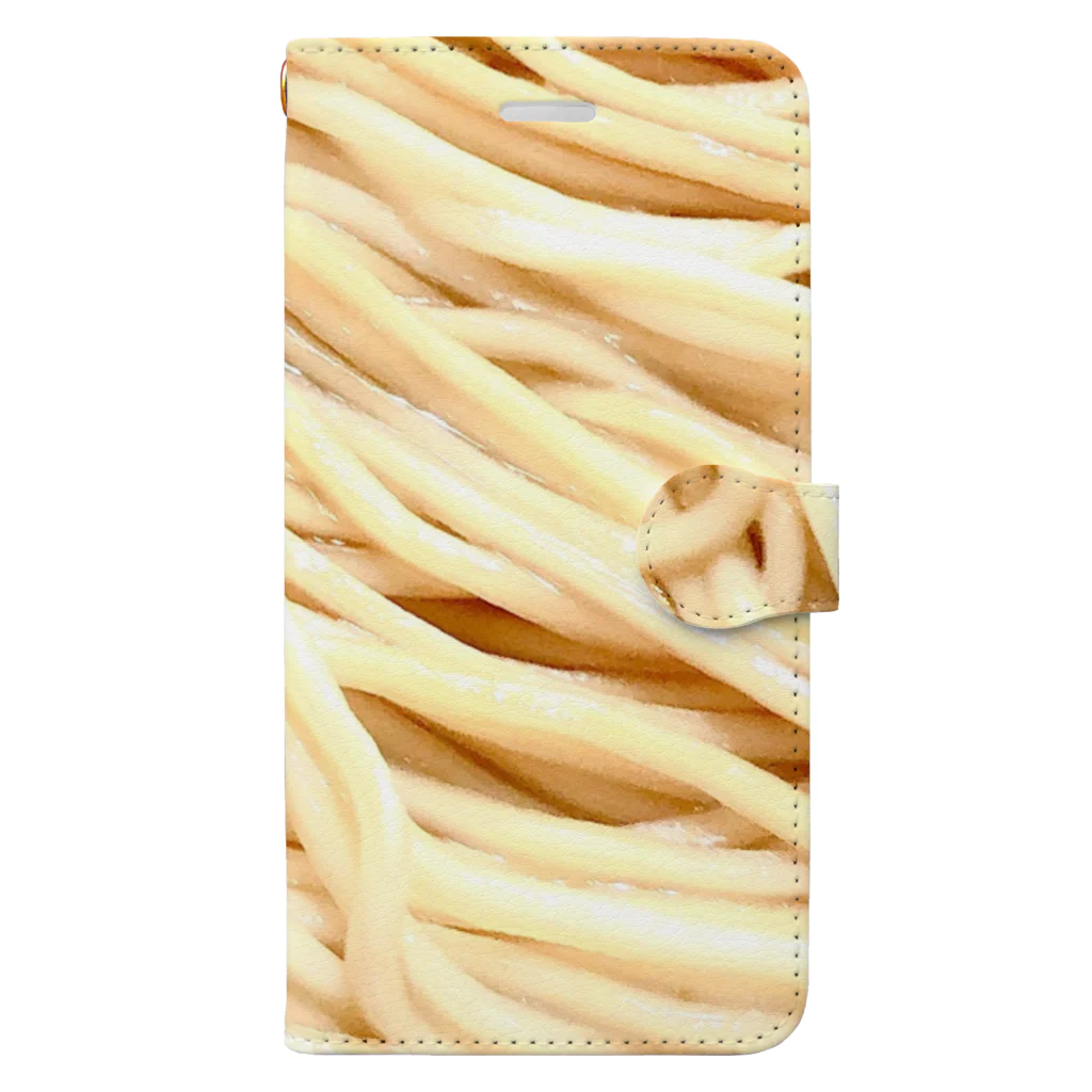 miaulementの麺！ 手帳型スマホケース