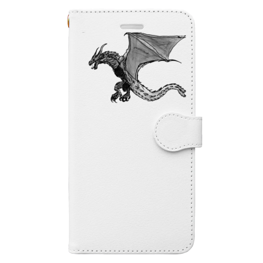 artistZのドラゴン Book-Style Smartphone Case