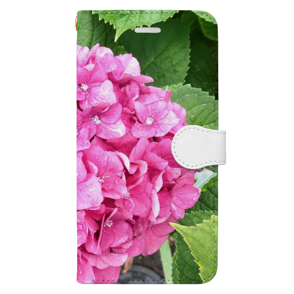 フラワーライフ💐🌹の紫陽花✨ Book-Style Smartphone Case