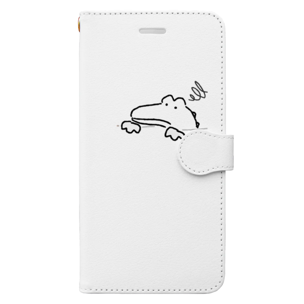 takeと助手のTシャツ屋さんのNOZOKUワニさん Book-Style Smartphone Case