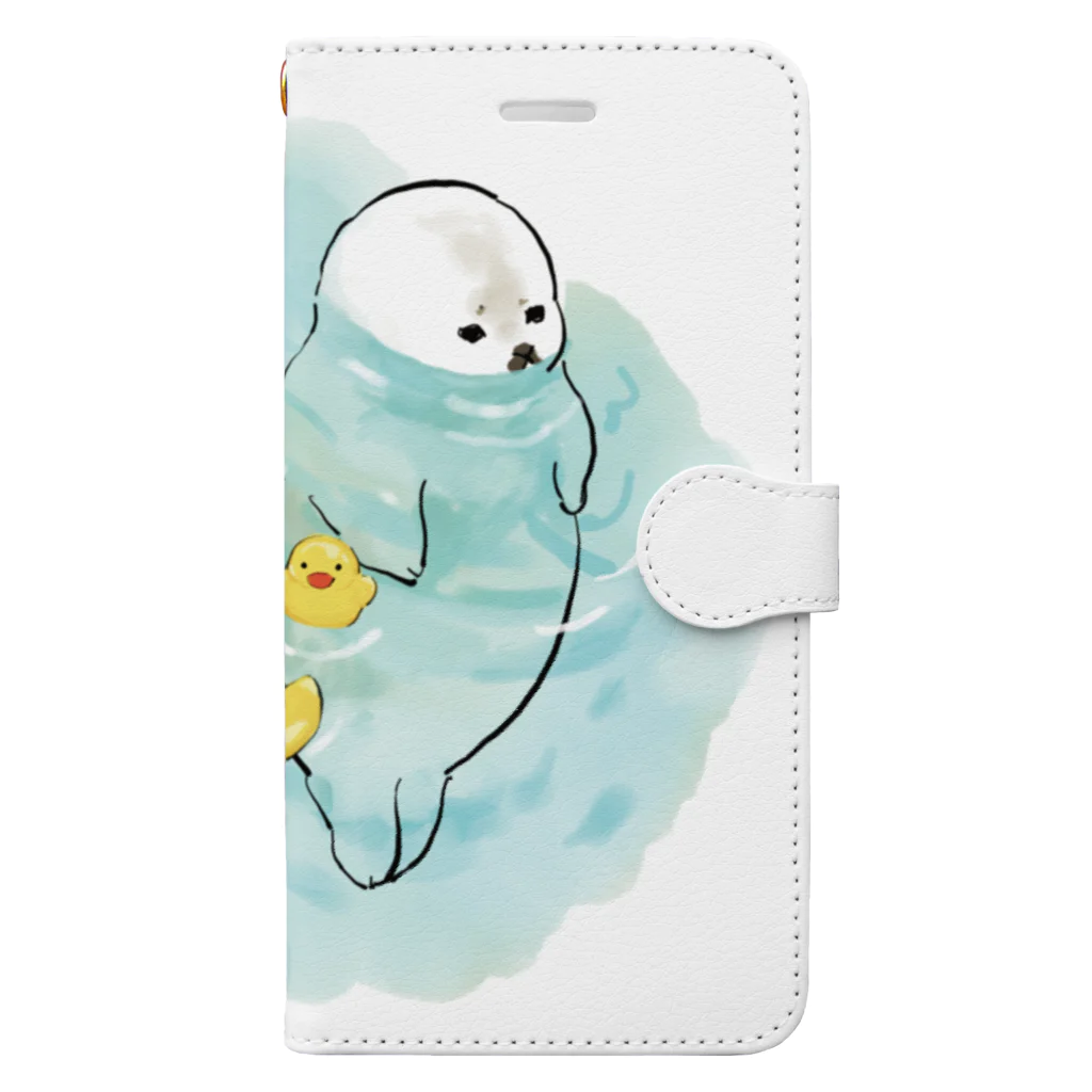 mofusandの海とにゃんこ Book-Style Smartphone Case