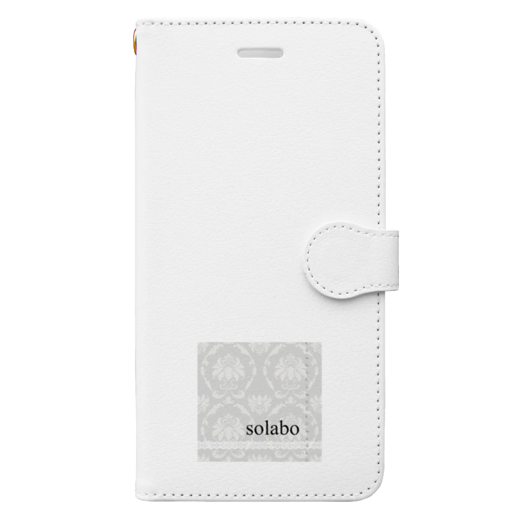 solaboのレース01 Book-Style Smartphone Case