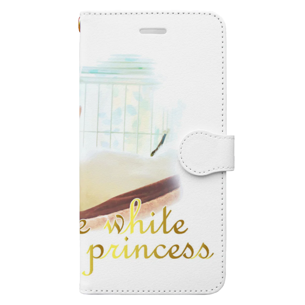 こはるで園の純白のお姫様 Book-Style Smartphone Case