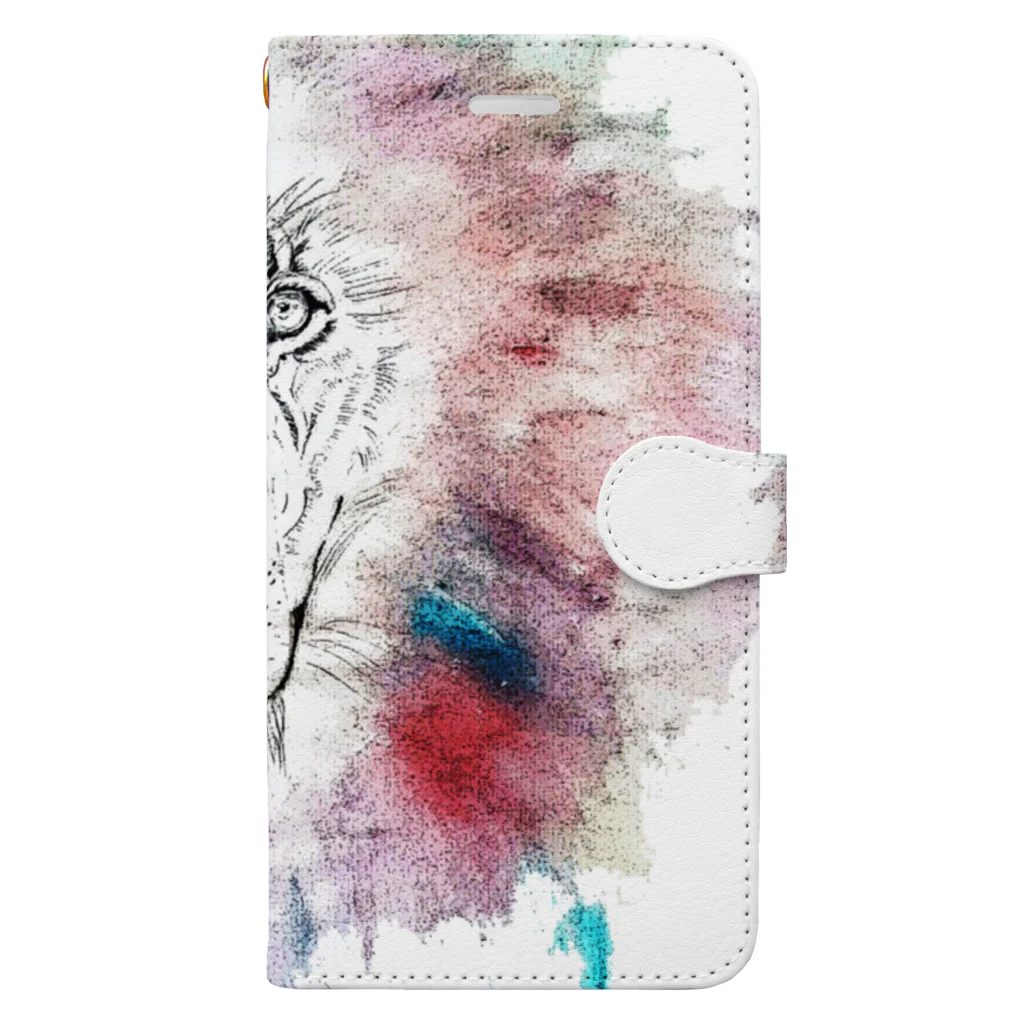 lifejourneycolorfulの百獣の王 Book-Style Smartphone Case