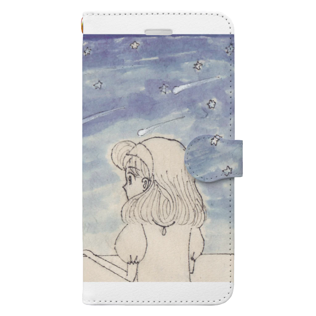 ひよこ工房の星空 Book-Style Smartphone Case