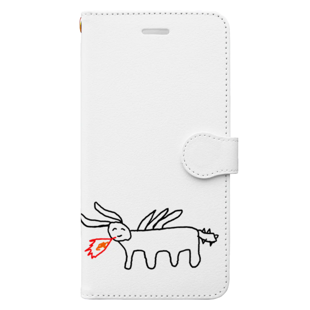 テキスト見本のべひもすくん Book-Style Smartphone Case