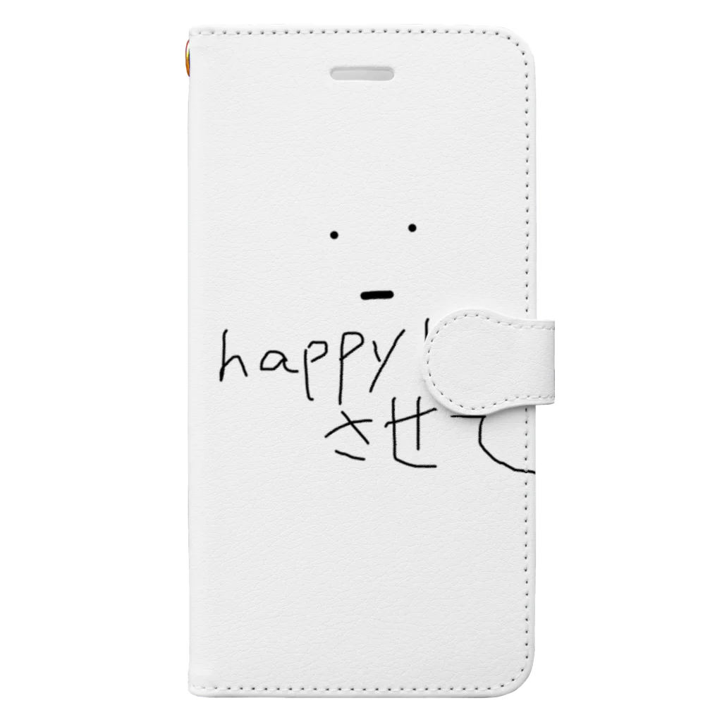 CHELのhappyにさせて 手帳型スマホケース