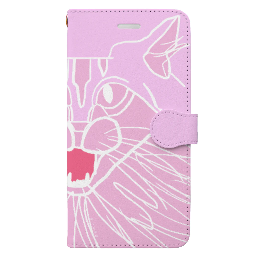 aruneのcat Book-Style Smartphone Case