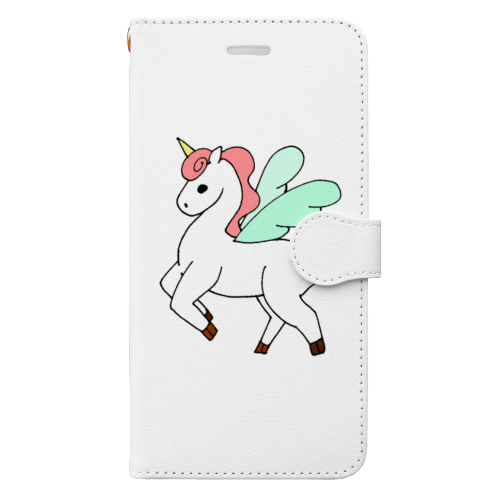 星華 -SEIKAcreate-のペガサスちゃん Book-Style Smartphone Case