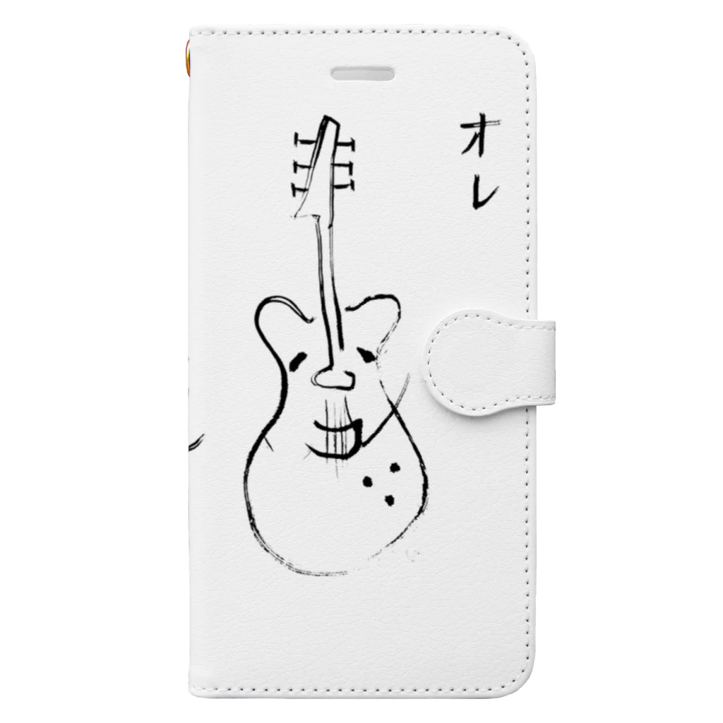 hito_mi_changのオレ　ロックンローラー Book-Style Smartphone Case