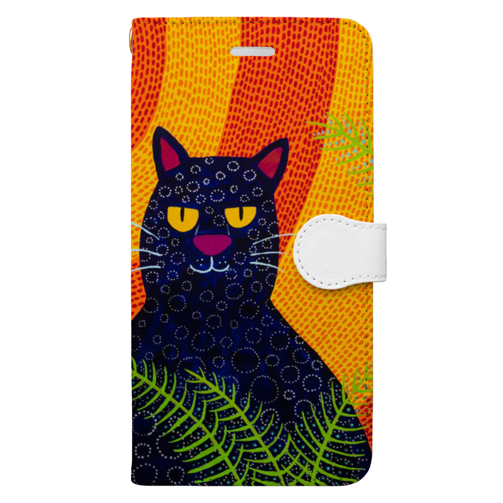 MOCHのクロヒョウ Book-Style Smartphone Case