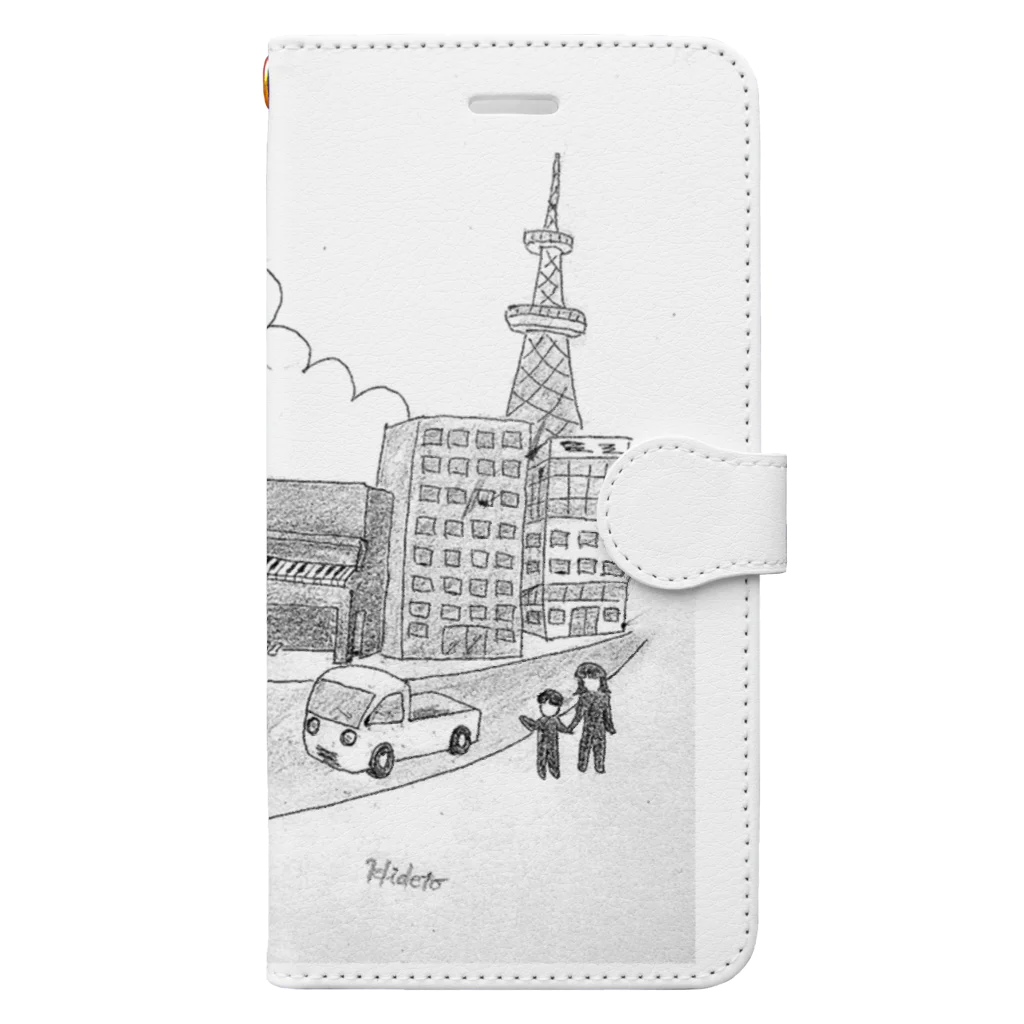 39Sのストリートピアノ Book-Style Smartphone Case