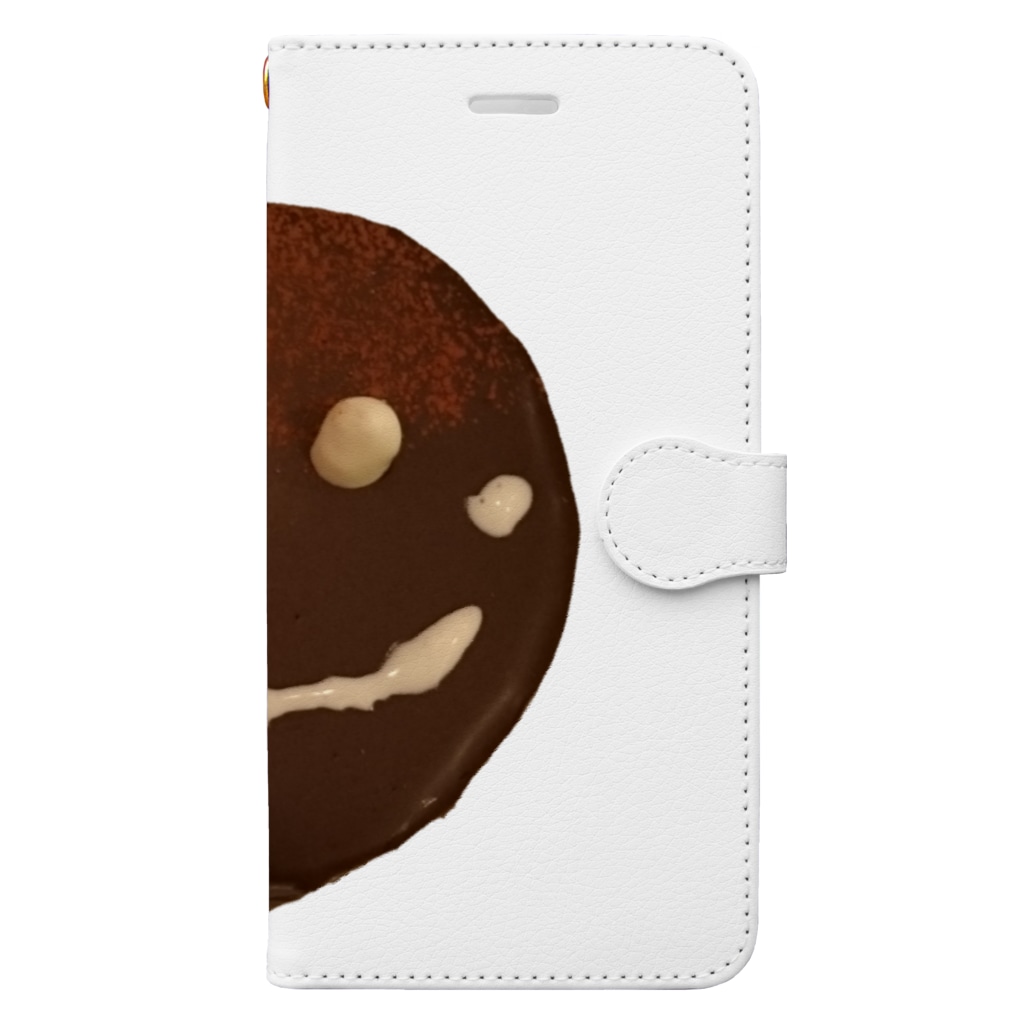 でおきしりぼ子のザッハトルテの微笑み Book-Style Smartphone Case