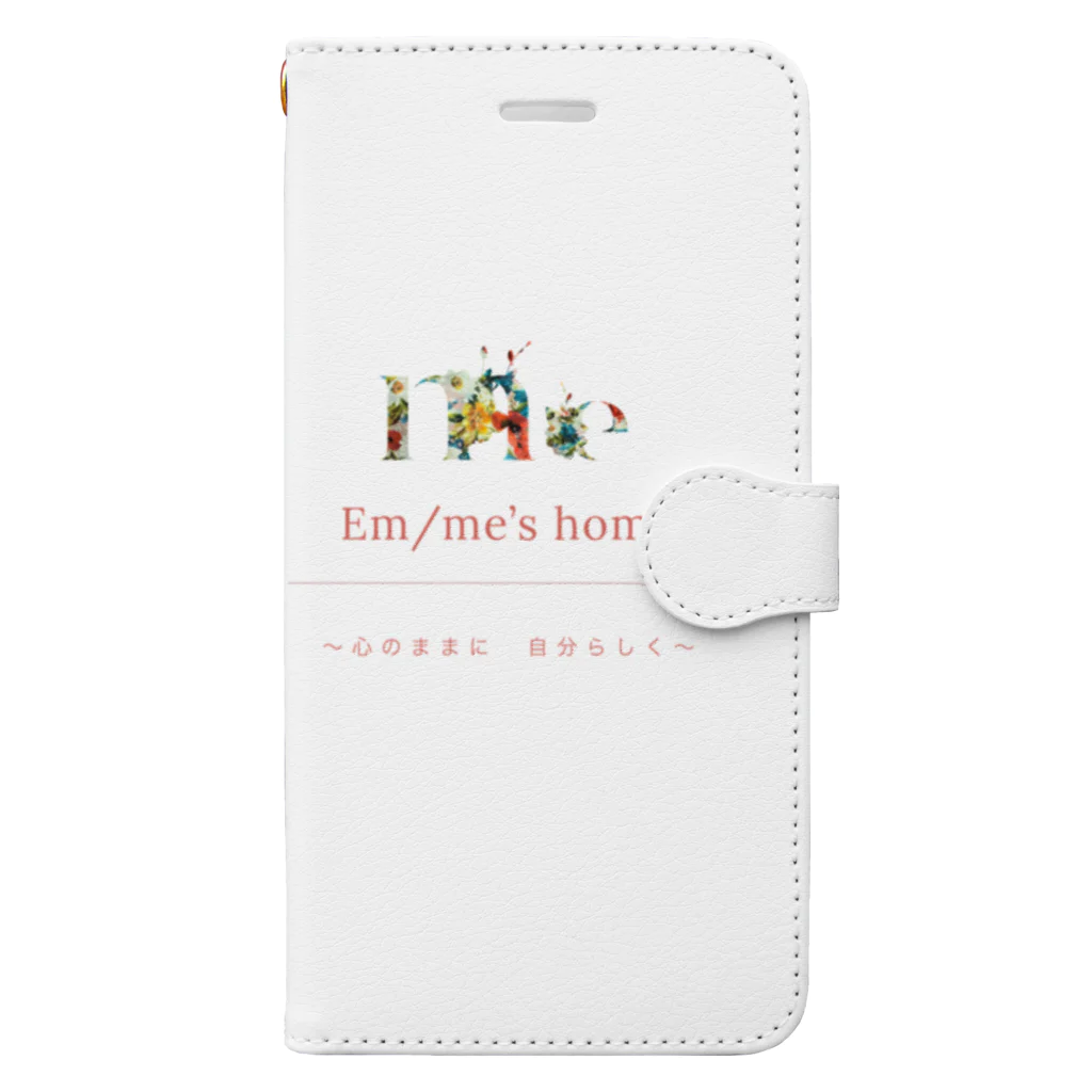 emmeshomeのem/me’s home 〜心のままに　自分らしく〜 Book-Style Smartphone Case