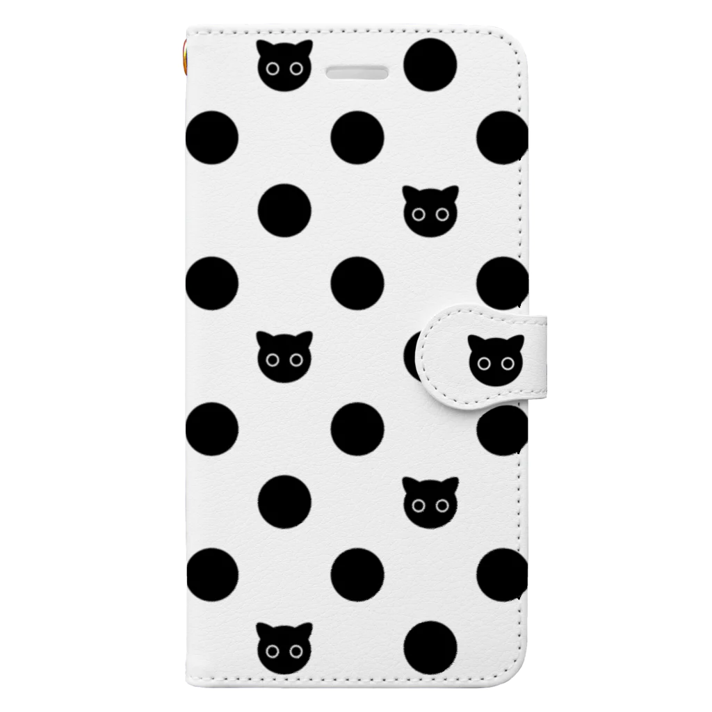 Lunatic Cat-ismのドットねこ Book-Style Smartphone Case