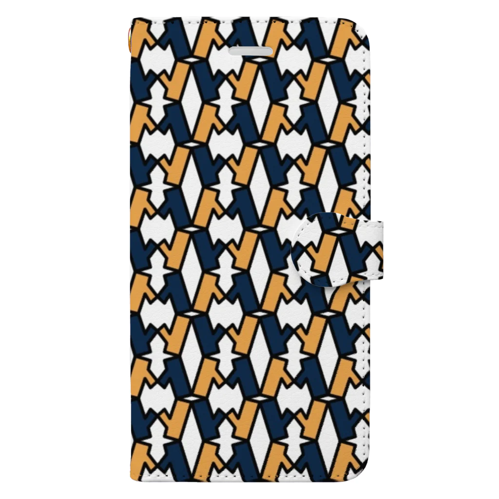 THE PATTERNのTEBUKURO Book-Style Smartphone Case