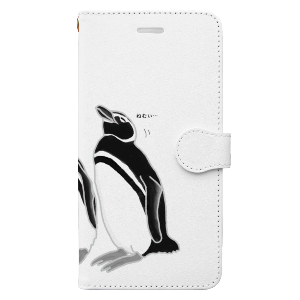 minatoriの仲良しペンギン Book-Style Smartphone Case