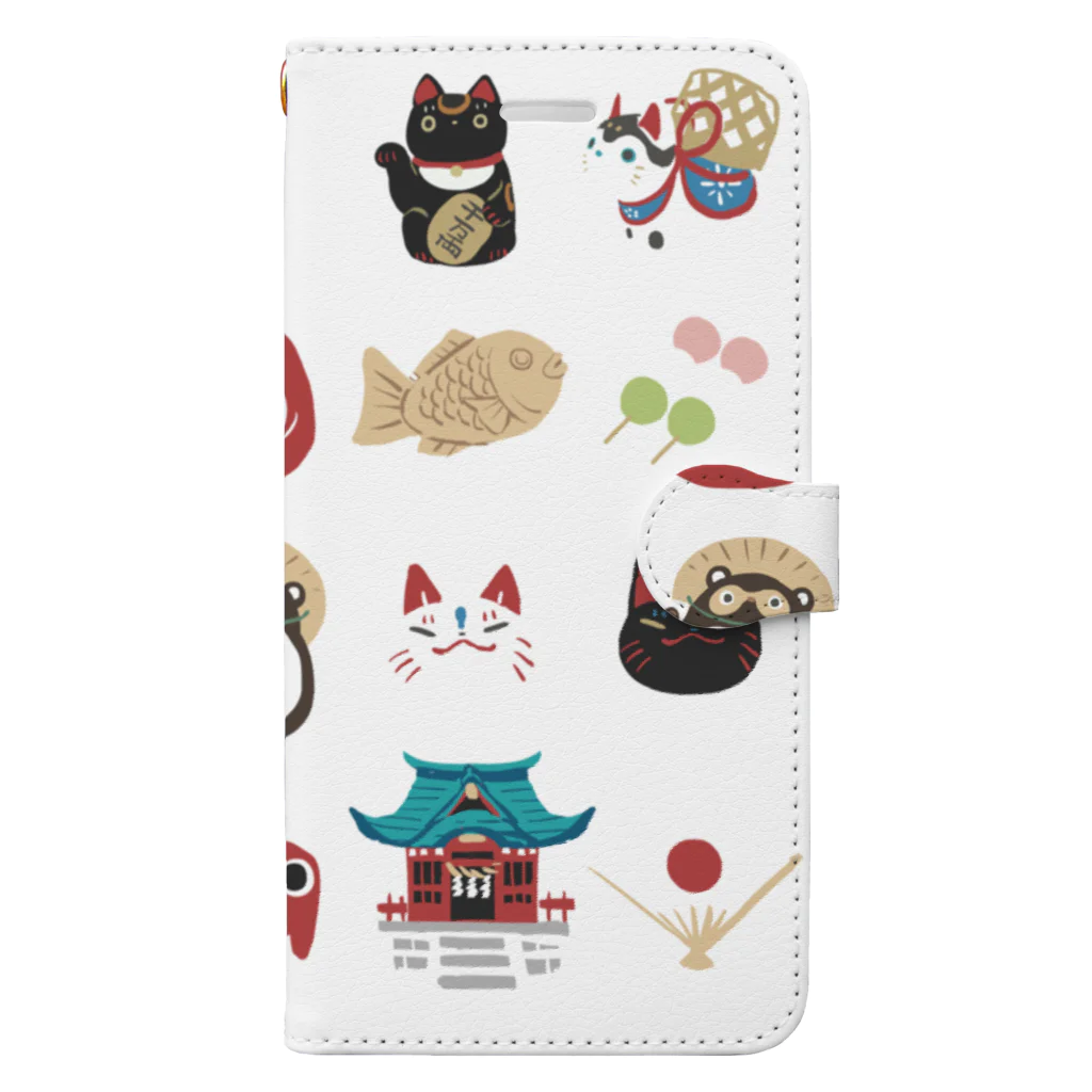 すざく君の家のJAPAN　WABISABI Book-Style Smartphone Case