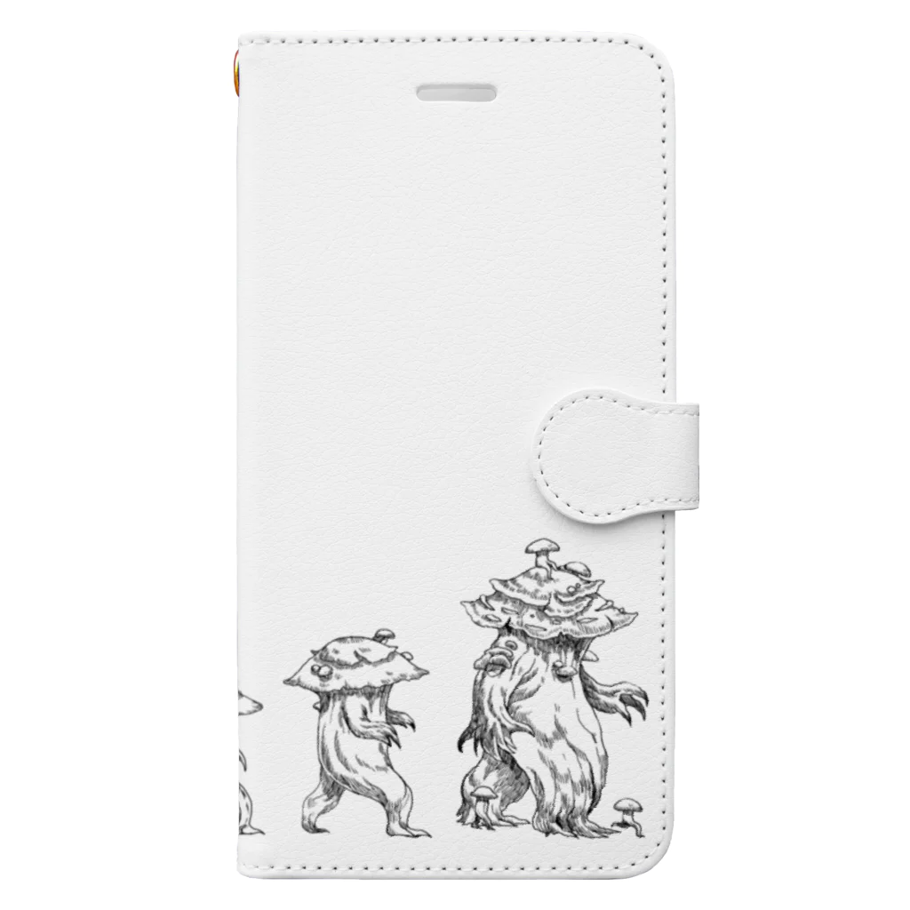 Nomutaのマタンゴ進化図A Book-Style Smartphone Case