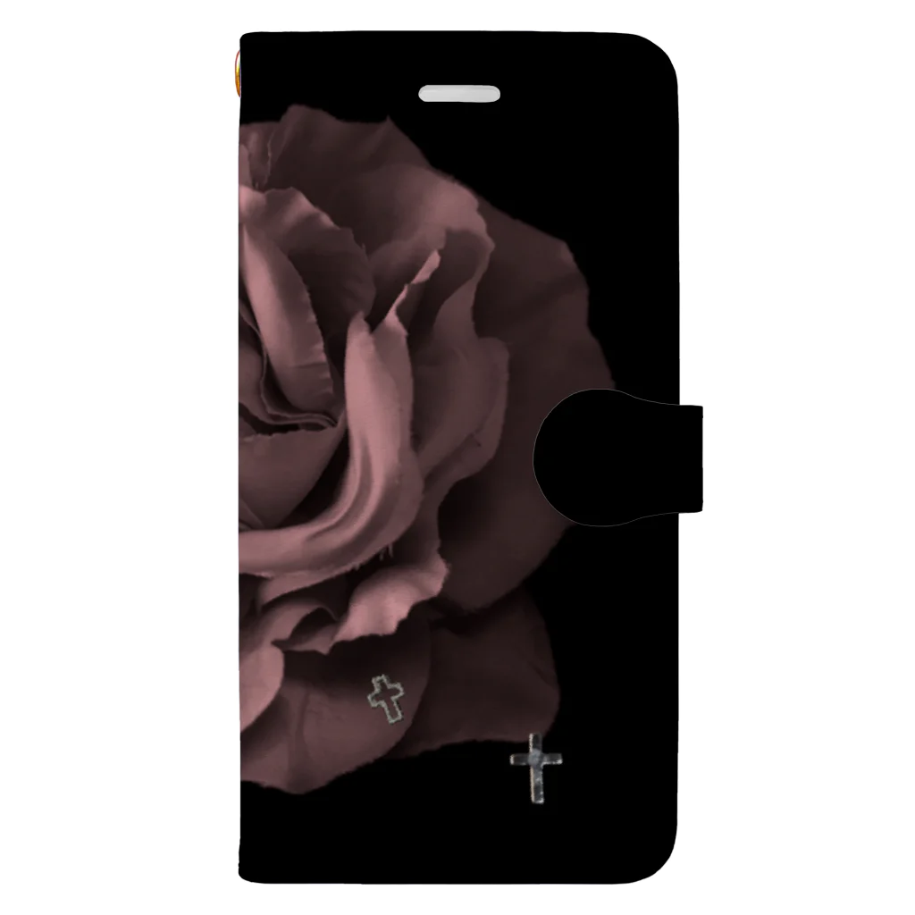 💜Salon de Lucia💜のRosenkreuzer CRIMSON bg Book-Style Smartphone Case