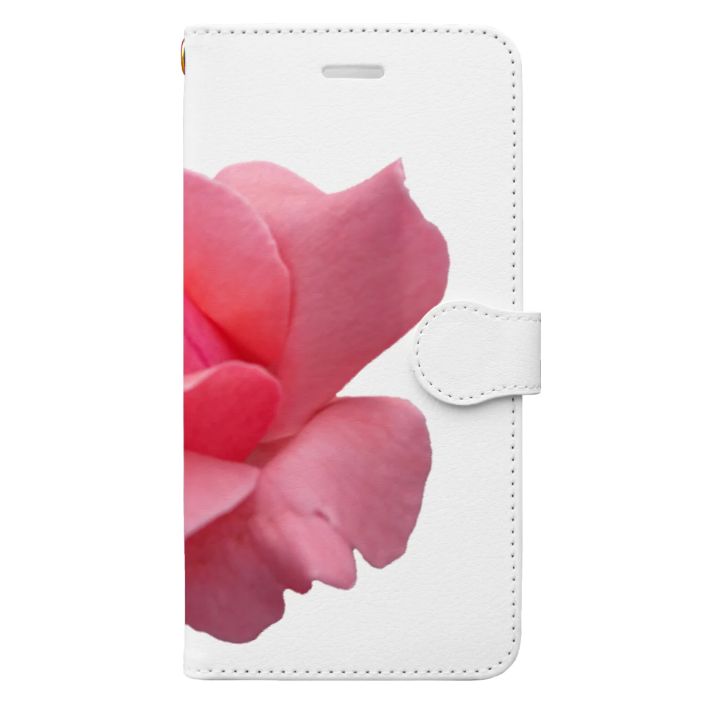 でおきしりぼ子の実験室のThe Rose (Half-blooming) Book-Style Smartphone Case