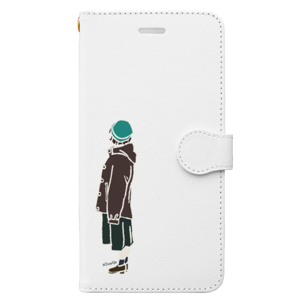 にょろうねのみやるひと Book-Style Smartphone Case