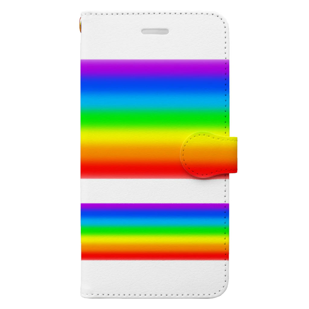 ✨🌈✨ユラクラカン🇯🇵 ✨🌈✨の🌈rainbow World🌈 Book-Style Smartphone Case