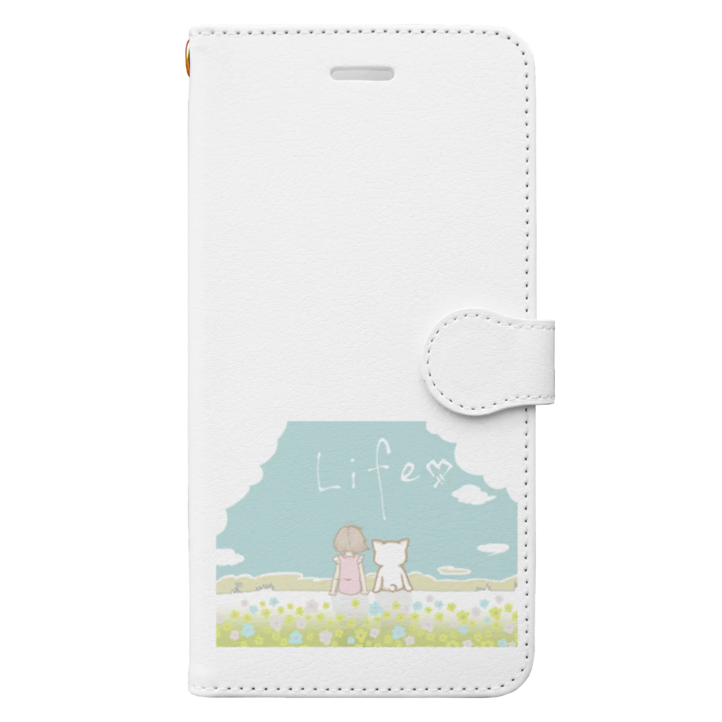 ひとりぼっちのかみさま。のひとりぼっちのかみさま。〜LIFE〜 Book-Style Smartphone Case