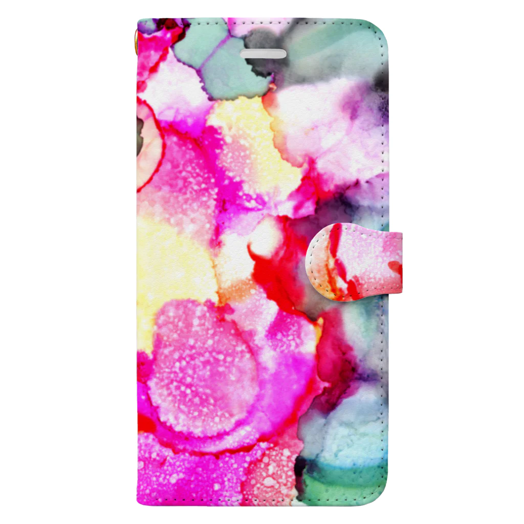 始季彩＠suzuriのFRUITY Book-Style Smartphone Case