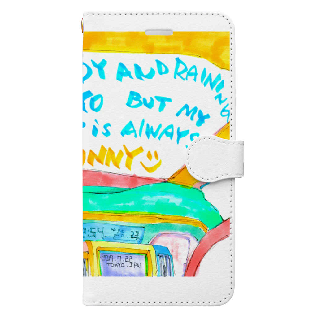 TAMEPANDA presents L♡BSTeRRRのIt’s cloudy and raining in Tokyo But my HEART is always SUNNY:)  お出かけセット♪ Book-Style Smartphone Case