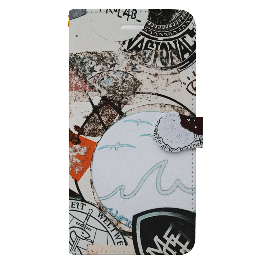 AMINOR (エーマイナー)のStreet Art Wall Stickers Book-Style Smartphone Case