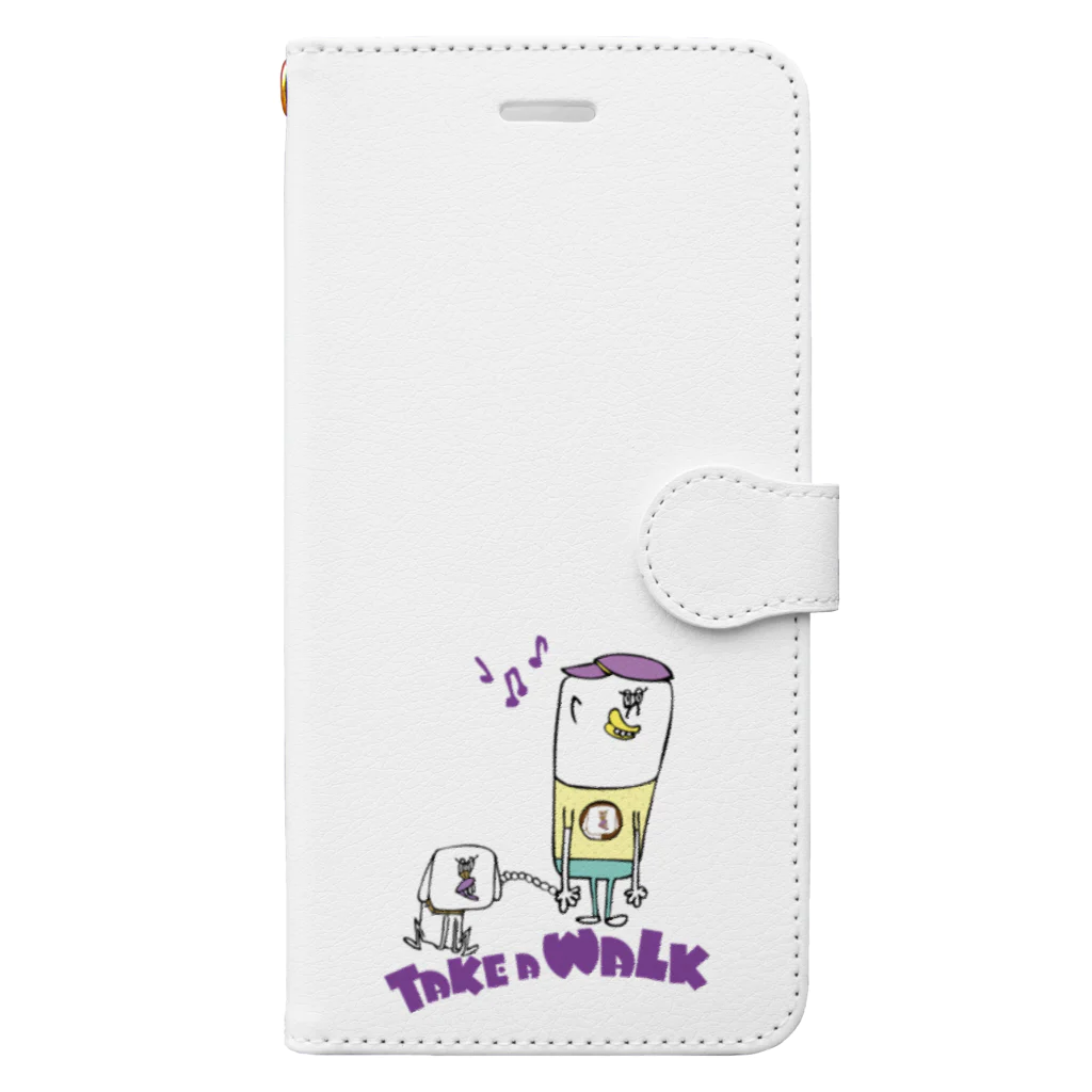 R_T_Gracieのわんこと散歩 Book-Style Smartphone Case