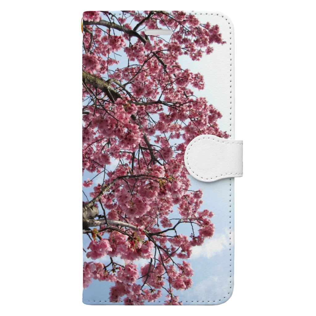 Barika7519の鹿児島　桜（さくら） Book-Style Smartphone Case