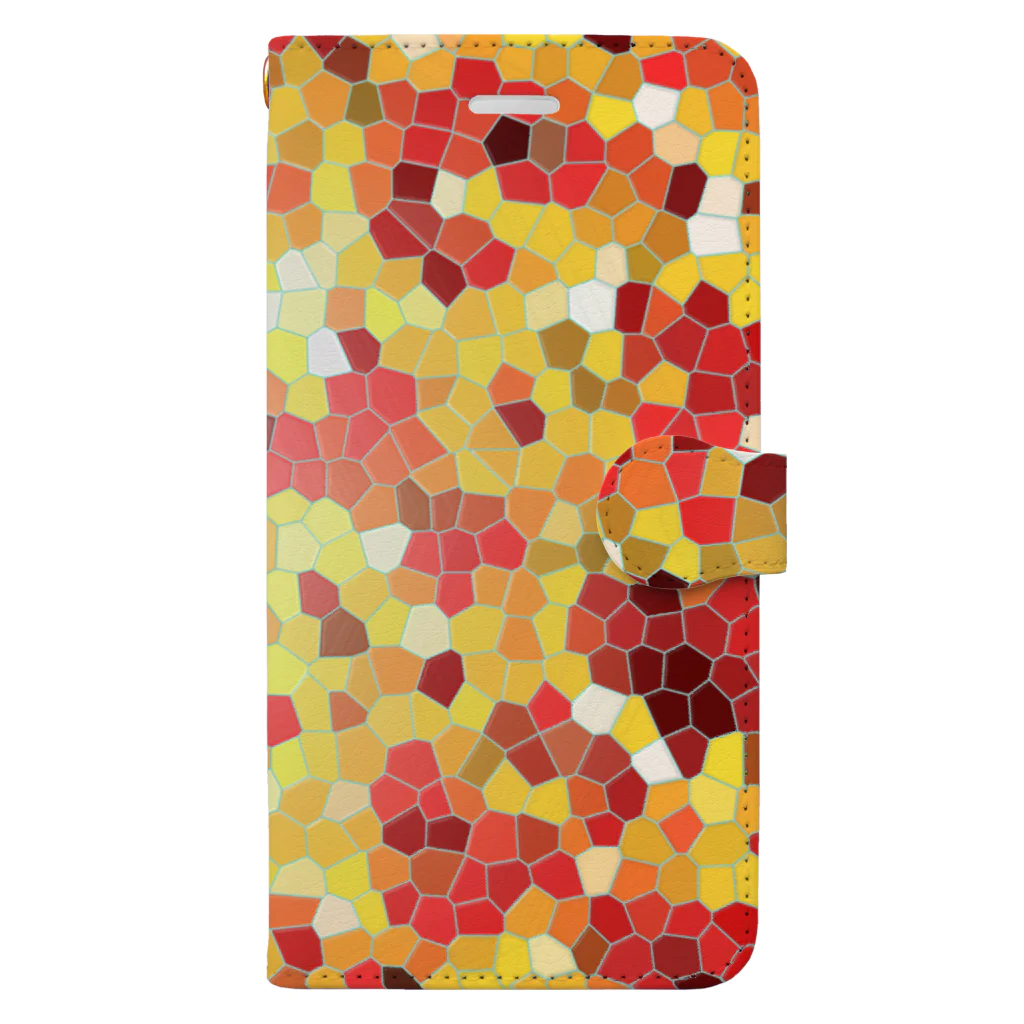  1st Shunzo's boutique のHealing mosaic Book-Style Smartphone Case