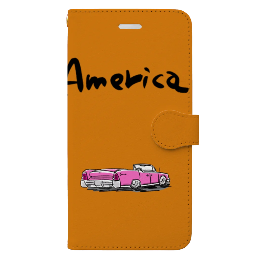 ばんやスマホケースのVintage America  다이어리형 폰케이스