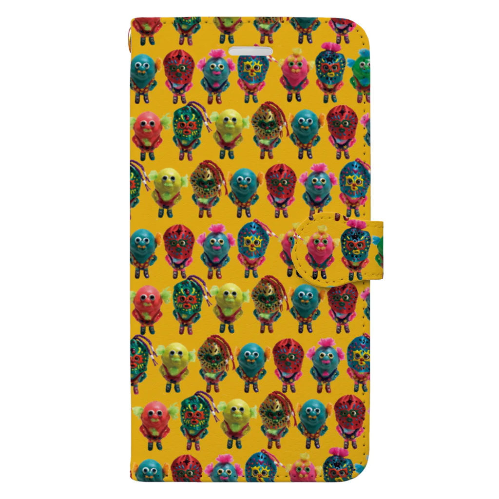 ☆KowellyTown☆のKT Lucha Monsters T-shirts Book-Style Smartphone Case