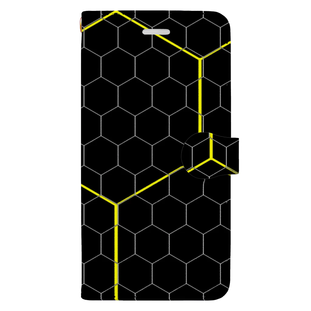 noizの蜂の巣 Book-Style Smartphone Case