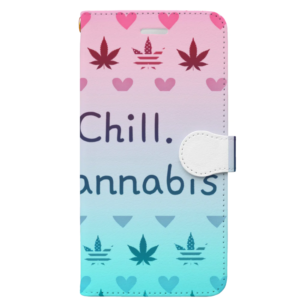 Chill_CannabisのChill.Cannabis Book-Style Smartphone Case