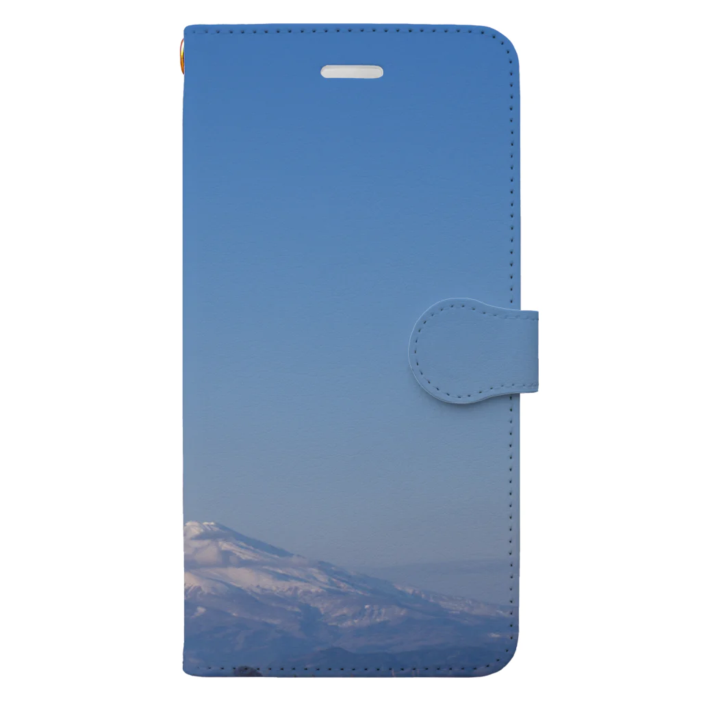 Chan6314の鳥海山と空 Book-Style Smartphone Case