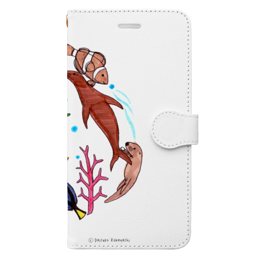 Daisuke.worldの大介の水族館 Book-Style Smartphone Case