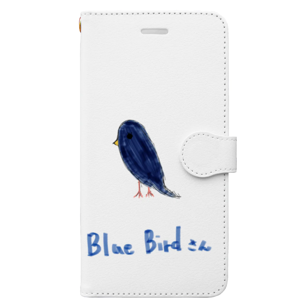 Dream AnimalのBlue Birdさん Book-Style Smartphone Case