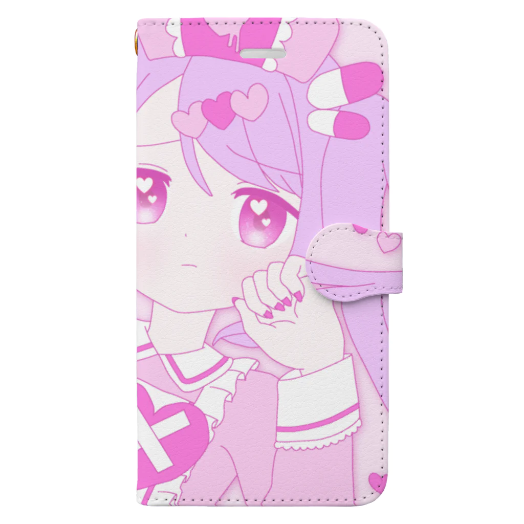 かわいいもののおみせ　いそぎんちゃくのゆめかわナースちゃん Book-Style Smartphone Case