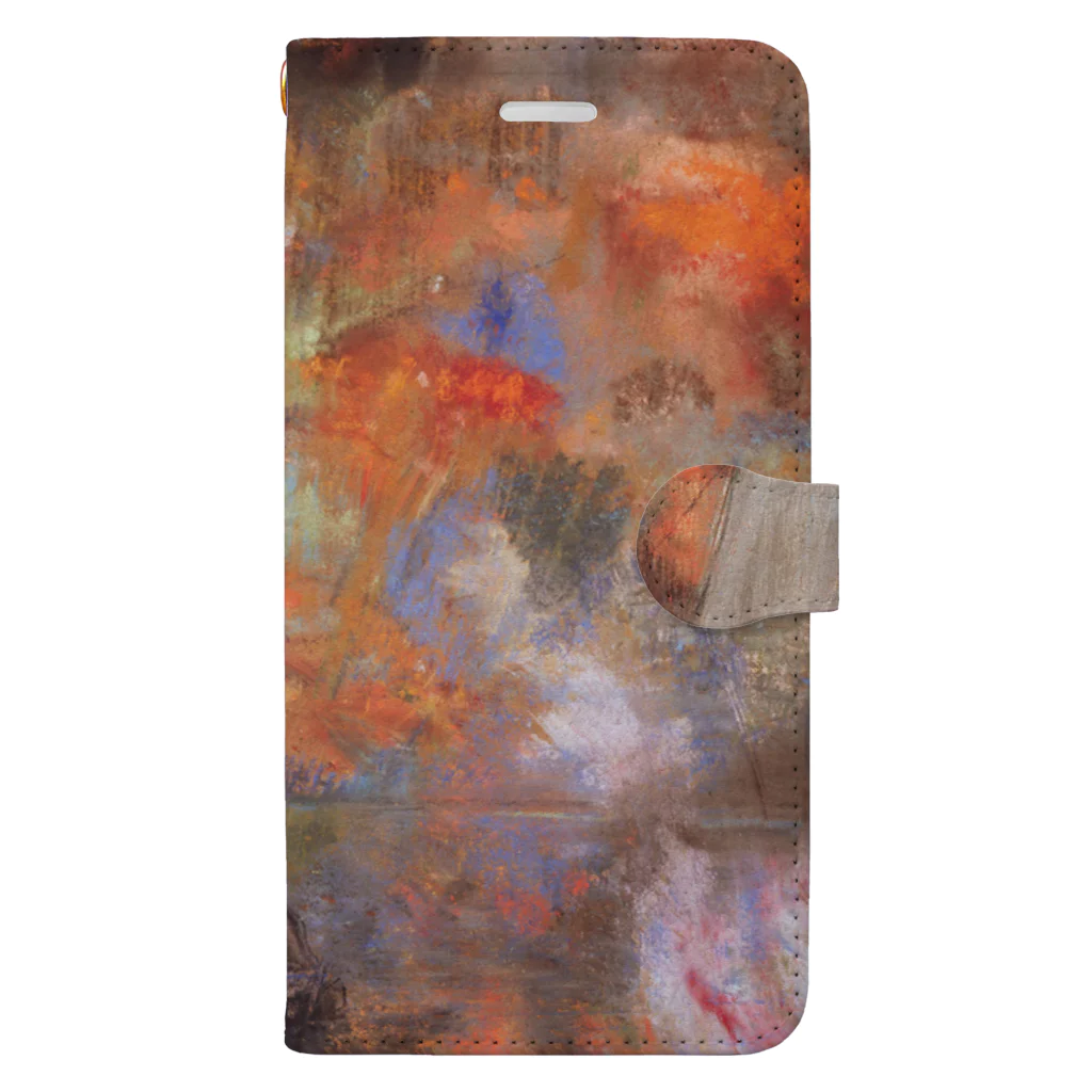 Art Baseのオディロン・レドン / Flower Clouds / 1903 / Odilon Redon. Book-Style Smartphone Case