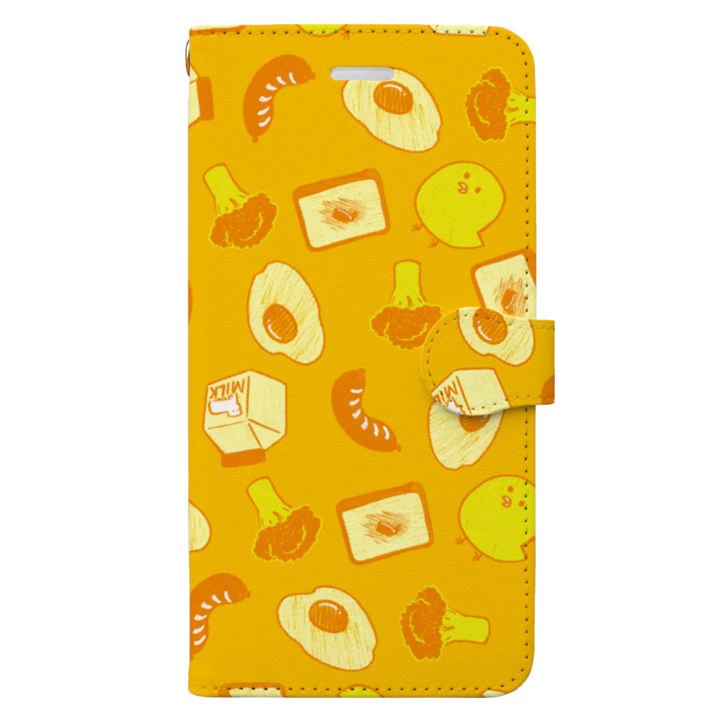 てばさきのbreakfast Book-Style Smartphone Case