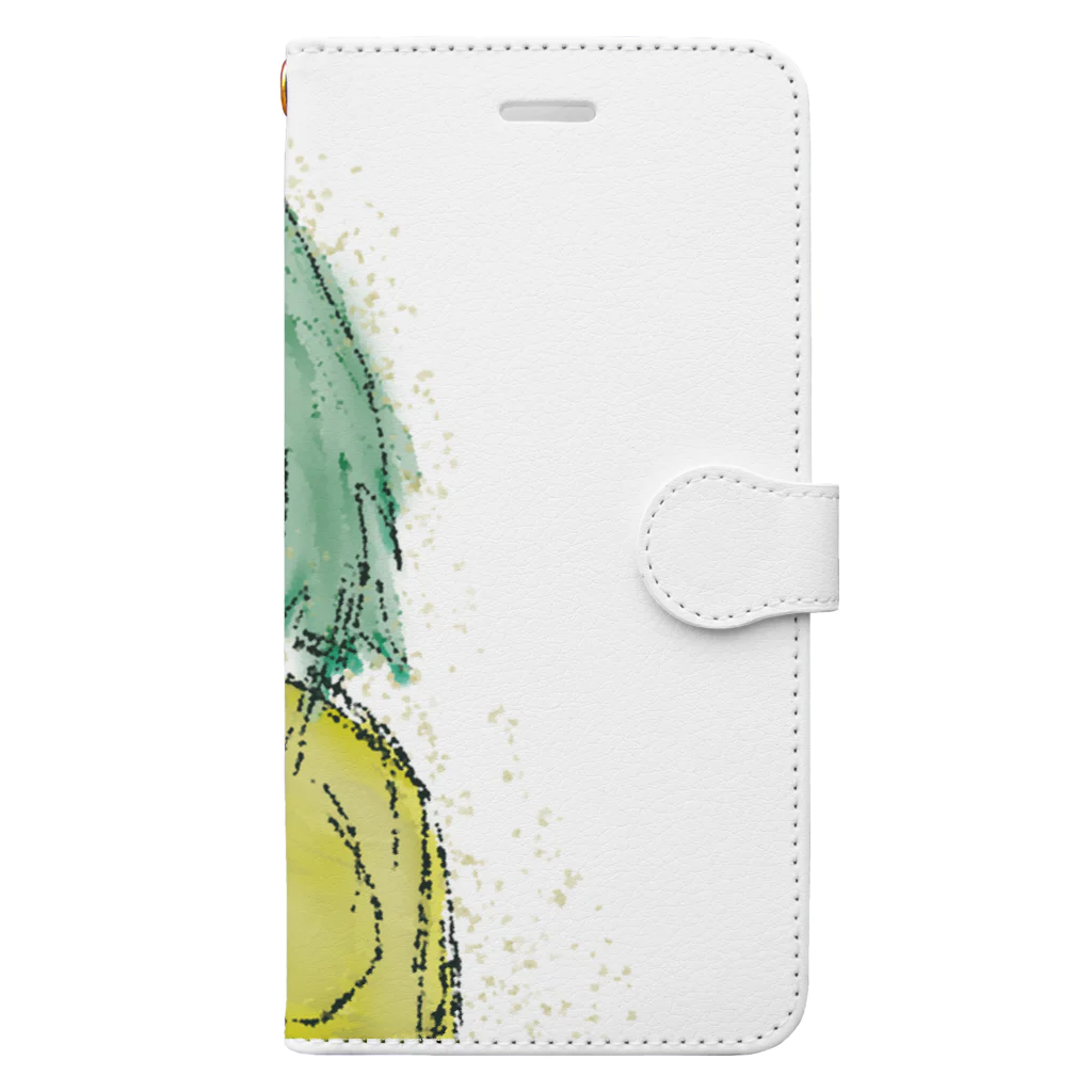 水草の粒子ガール Book-Style Smartphone Case