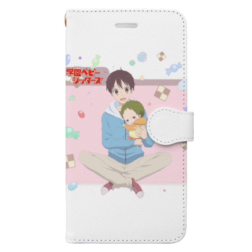 Arago Animeのかしま りゅういち そして かしま こたろう Book-Style Smartphone Case