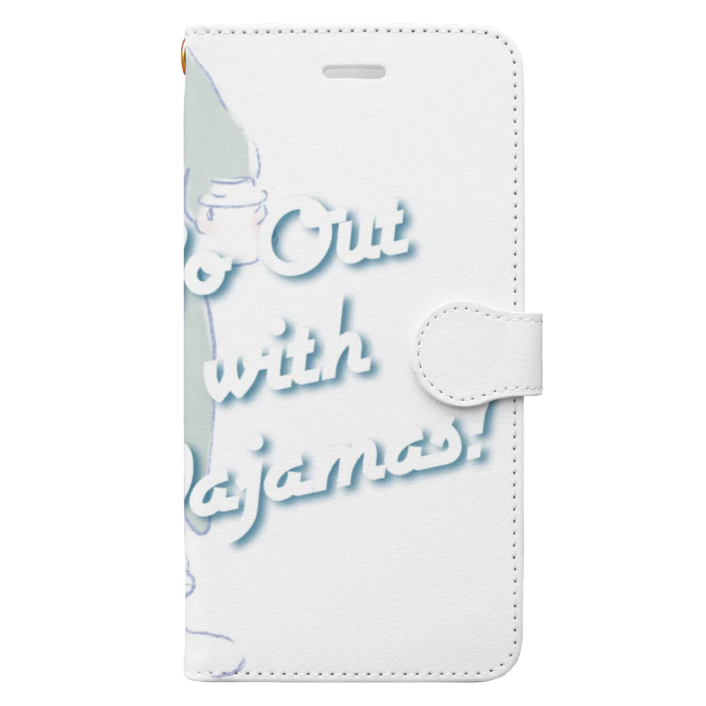 つぐのGo out with pajamas! Book-Style Smartphone Case